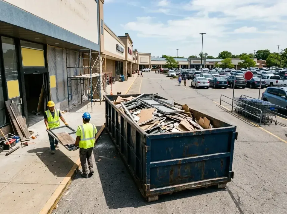 retail-store-renovation-debris-003 — frequently asked questions, Roll-off Dumpster Rentals in Tontitown, AR